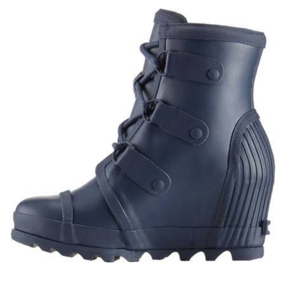 Sorel | Joan Rain Wedge Boot Matte - Picture 3 of 6
